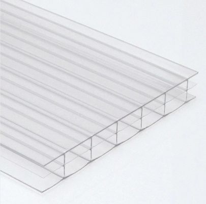 현대적인 디자인 4mm-20mm 두께의 맑은 쌍벽 폴리카보네이트 지붕판