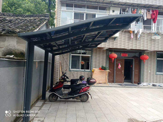 DIY 폴리카보네이트 카트포트 알루미늄 카트포트 내구성 충격 저항