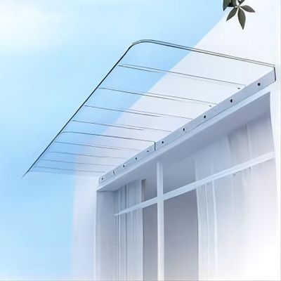 눈에 보이지 않는 폴리카보네이트 창문 천장 눈에 보이지 않는 DIY PC 천장 투명 내구성 디자인