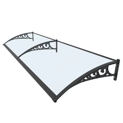 DIY PC 홀로 시트 발코니 캔노피 플라스틱 또는 알루미늄 브래킷과 함께 Patio 커버 천장 소음을 줄이기 위해
