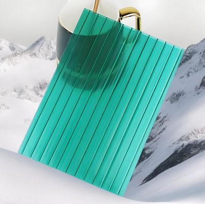 좋은 가격 3mm Twin Wall pc 홀로 엽지 보호 PE 필름 안티 UV 코팅 100%  원자재 온라인으로