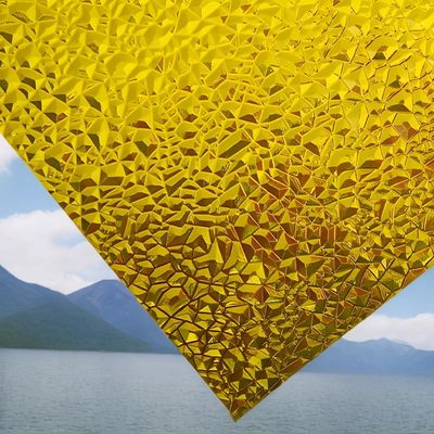 좋은 가격 다이아몬드 표면 폴리카보네이트 베란다 지붕 2.5mm-10mm 1220mm/2100mm 자외선 보호 온라인으로