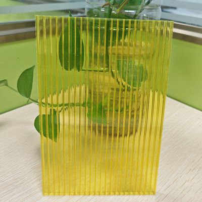 기상 저항성 충격 저항성 노란색 4mm PC 홀로 셰이트 건설 산업용 고성능 물질