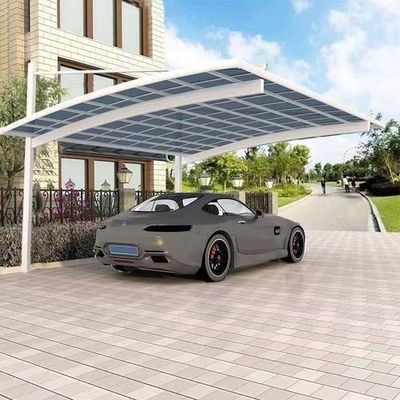 DIY 폴리카보네이트 천장 알루미늄 프레임 차량 보호를 위해 폴리카보네이트 지붕과 함께 Carport