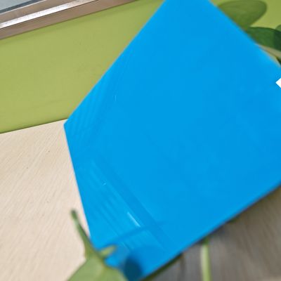 불투명 파란색 폴리카보네이트 솔리드 시트 1mm-20mm 고충격 저항