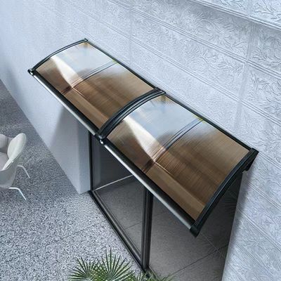 좋은 가격 Bronze Easy Assembly amp Installation DIY Polycarbonate Awning with Plastic Frame amp Integrated Gutter System 온라인으로