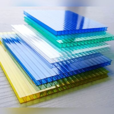 좋은 가격 Twin-wall 4mm to 20mm Lightweight and Durable Plastic Polycarbonate PC Hollow Sheet for High-Performance Covering System 온라인으로
