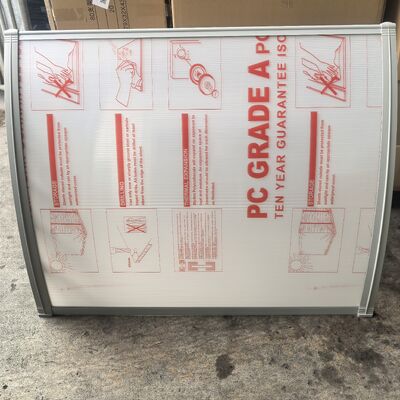 Grey Plastic 600mm 800mm 1000mm 1200mm 1500mm Bracket Frame Supporting 2.5mm Solid and 5.0mm Hollow Board Thickness Perfect for Mechanical Installations